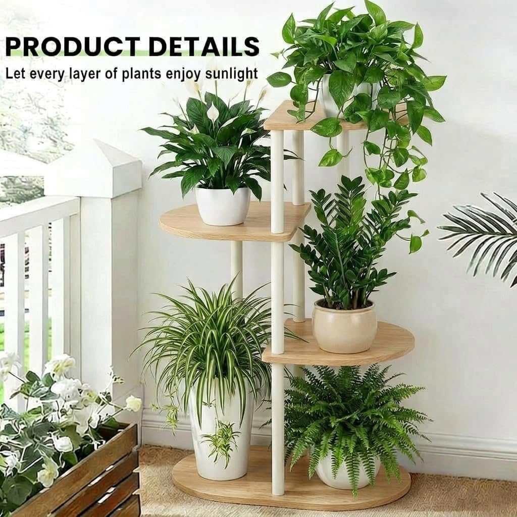Korrie Home Plant Stand in living room setting