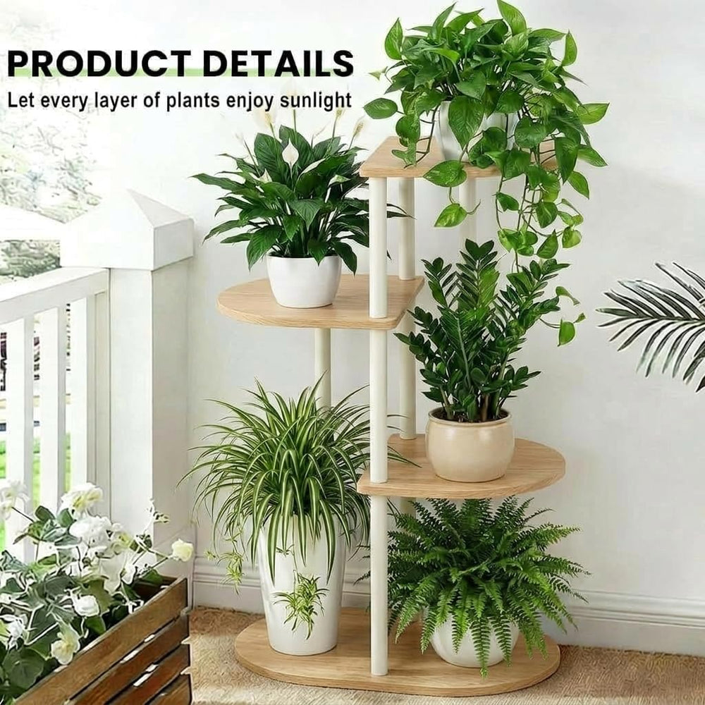 Korrie Home Plant Stand in living room setting