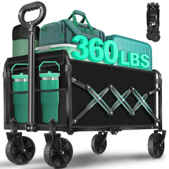 Kovryx Collapsible Wagon Cart black front view