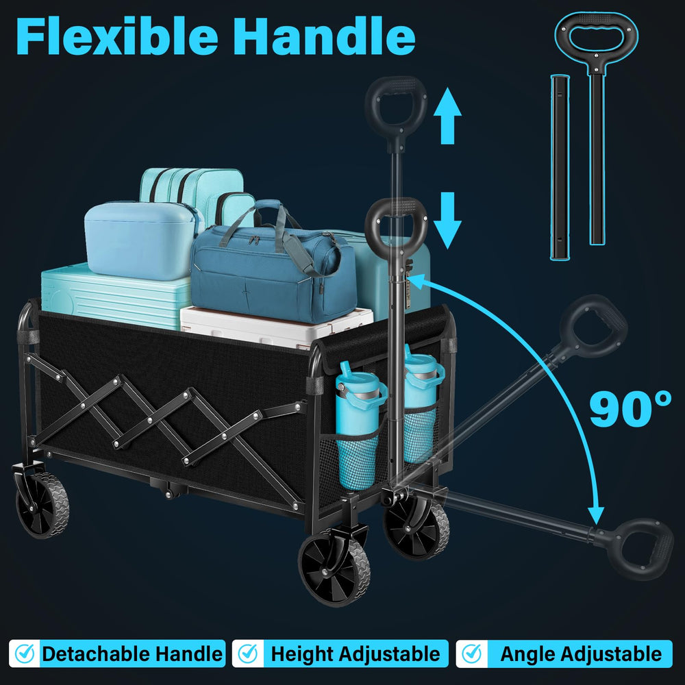 Kovryx Collapsible Wagon Cart showcasing its durable fabric