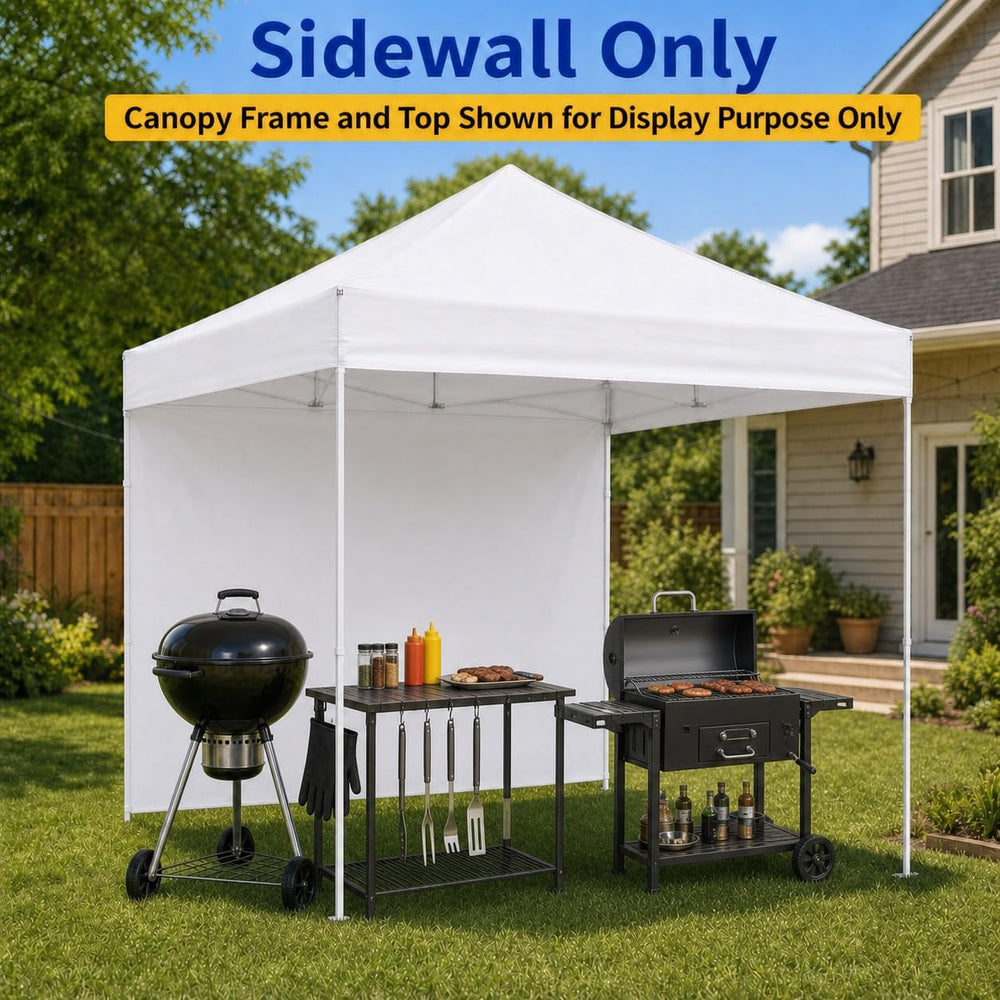 KPROE 10 x 10 canopy sidewall waterproof fabric close-up