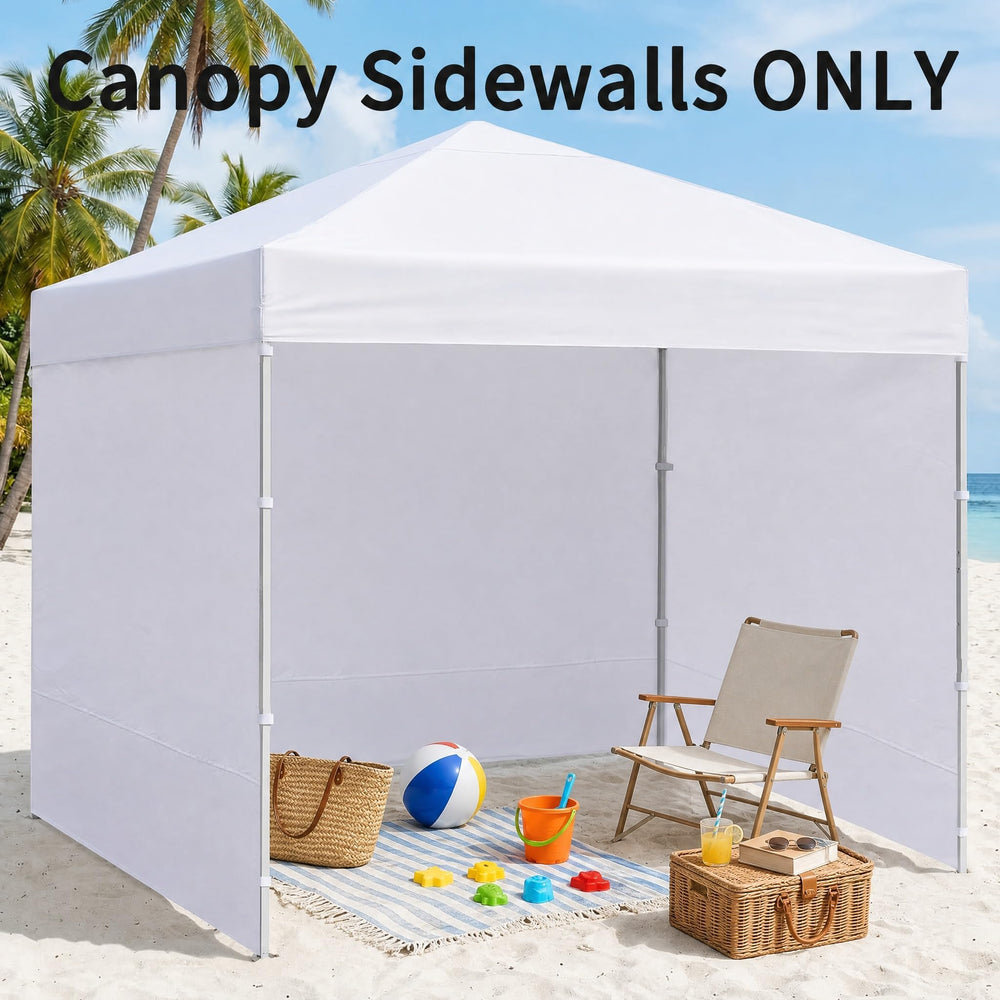KPROE 10x10 Canopy Sidewall panels stacked for storage