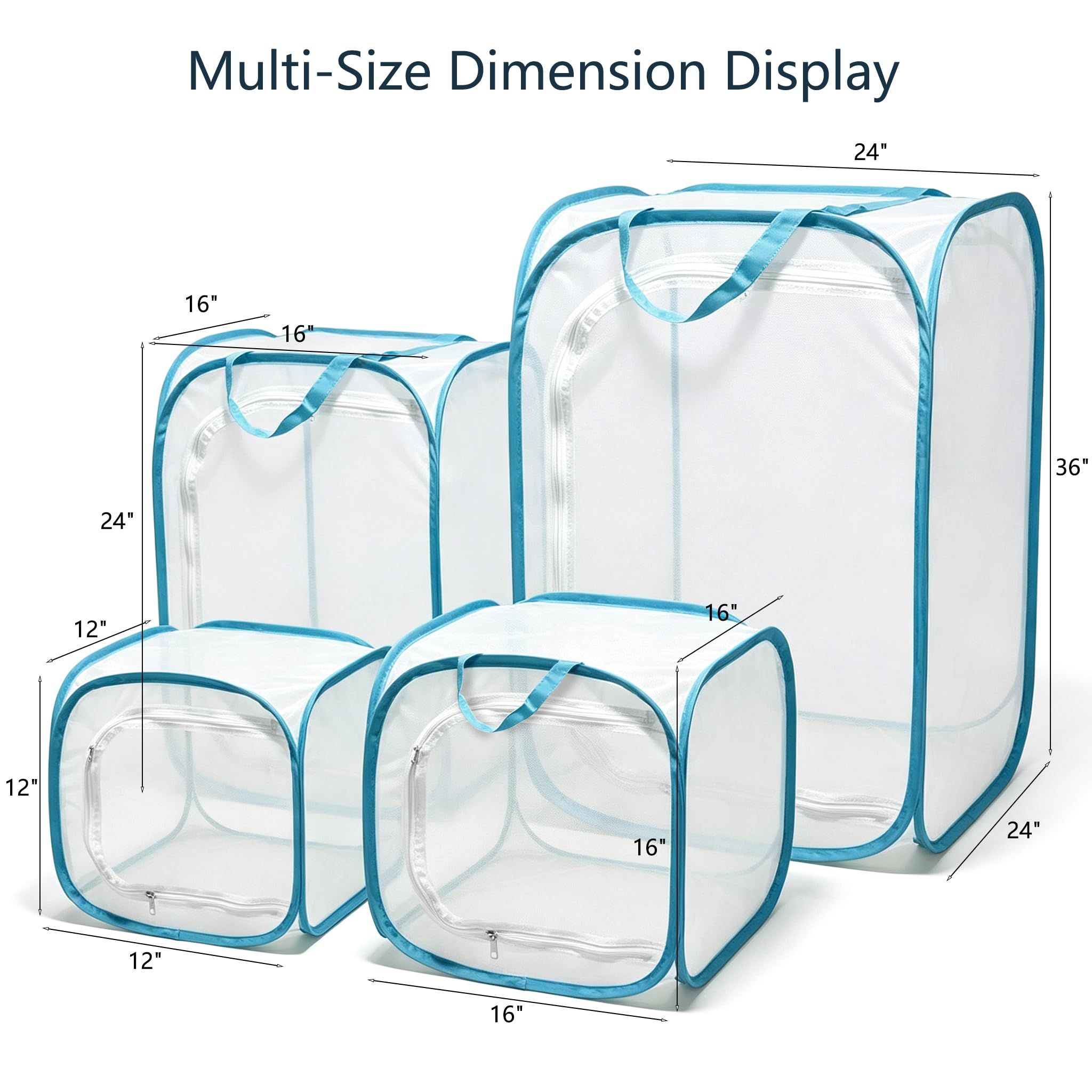 KraAra habitat cage with side zipper door open