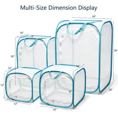 KraAra habitat cage with side zipper door open