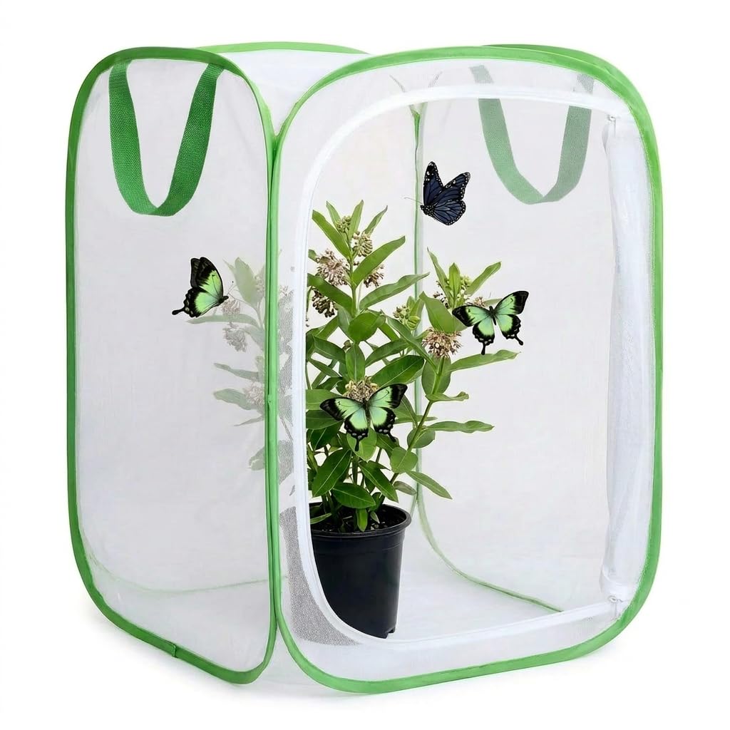 KraAra Insect & Butterfly Habitat Cage front view, 16 inches tall