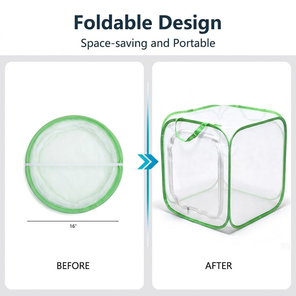 KraAra insect cage with breathable mesh panels