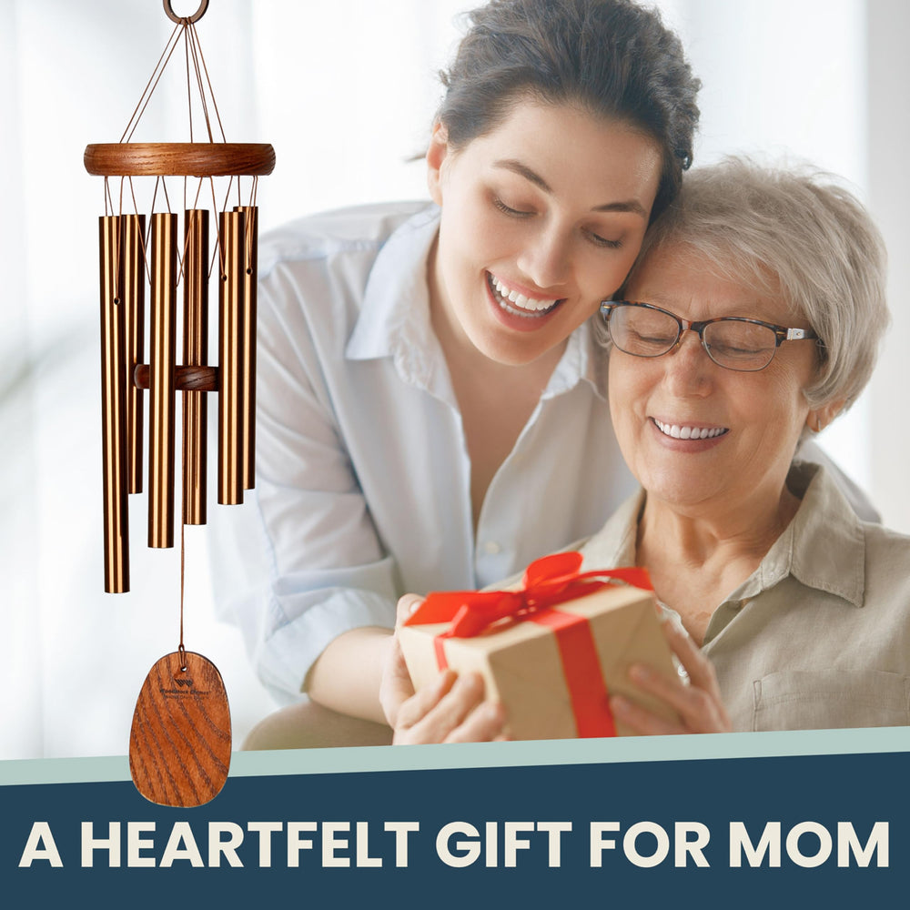 Kraft gift box packaging of Woodstock Amazing Grace Wind Chime