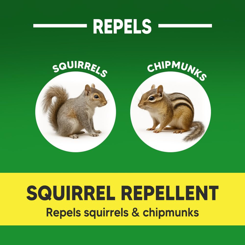 KsopoG Squirrel Repellent in garden setting