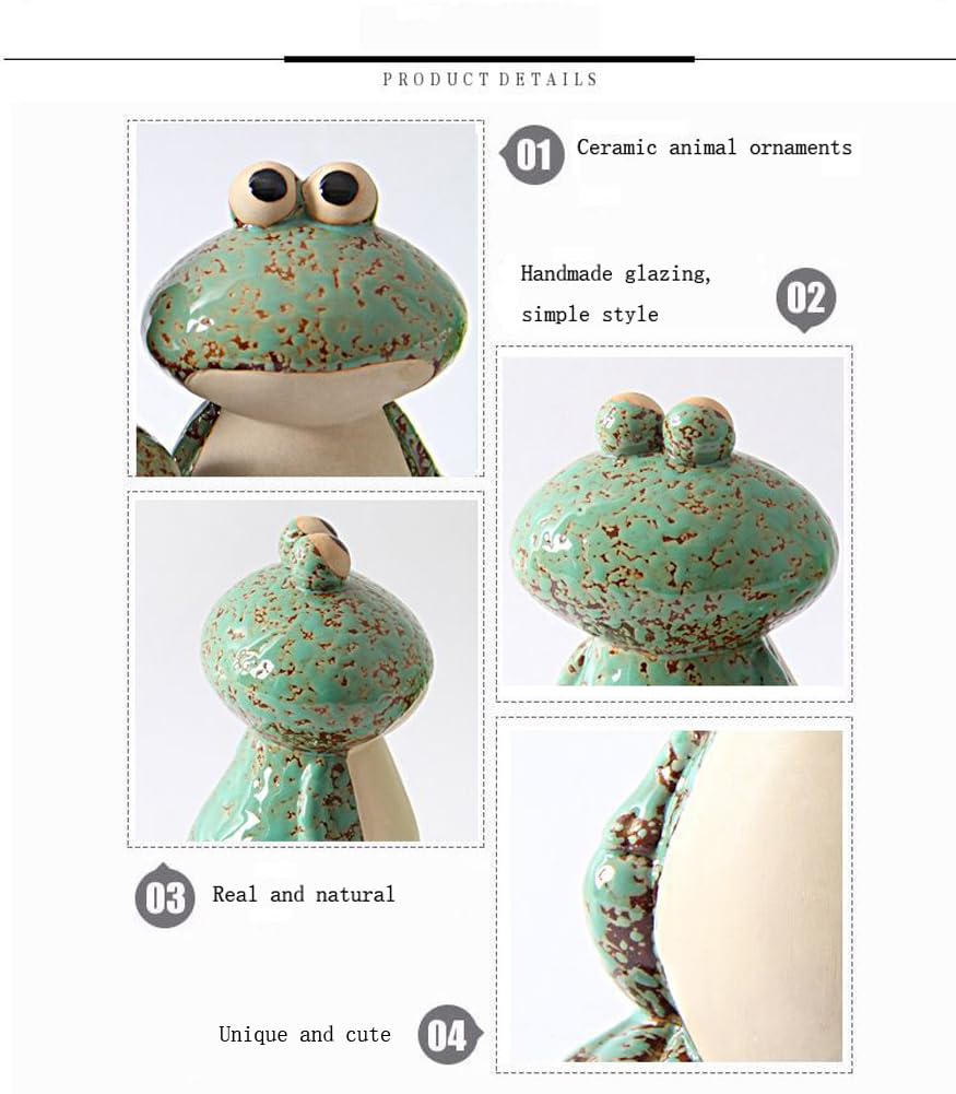 KSZNZB Frog Garden Decor Set of 3 in outdoor environment