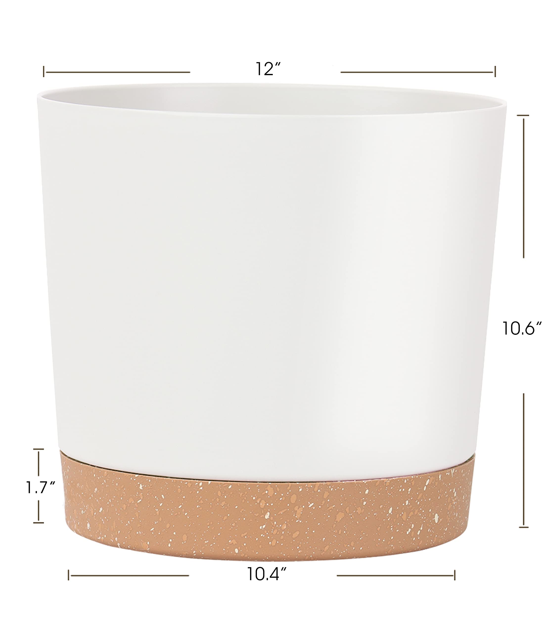 kubvici indoor plant pots on a windowsill