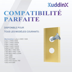 KuddinX blades in storage box for easy access