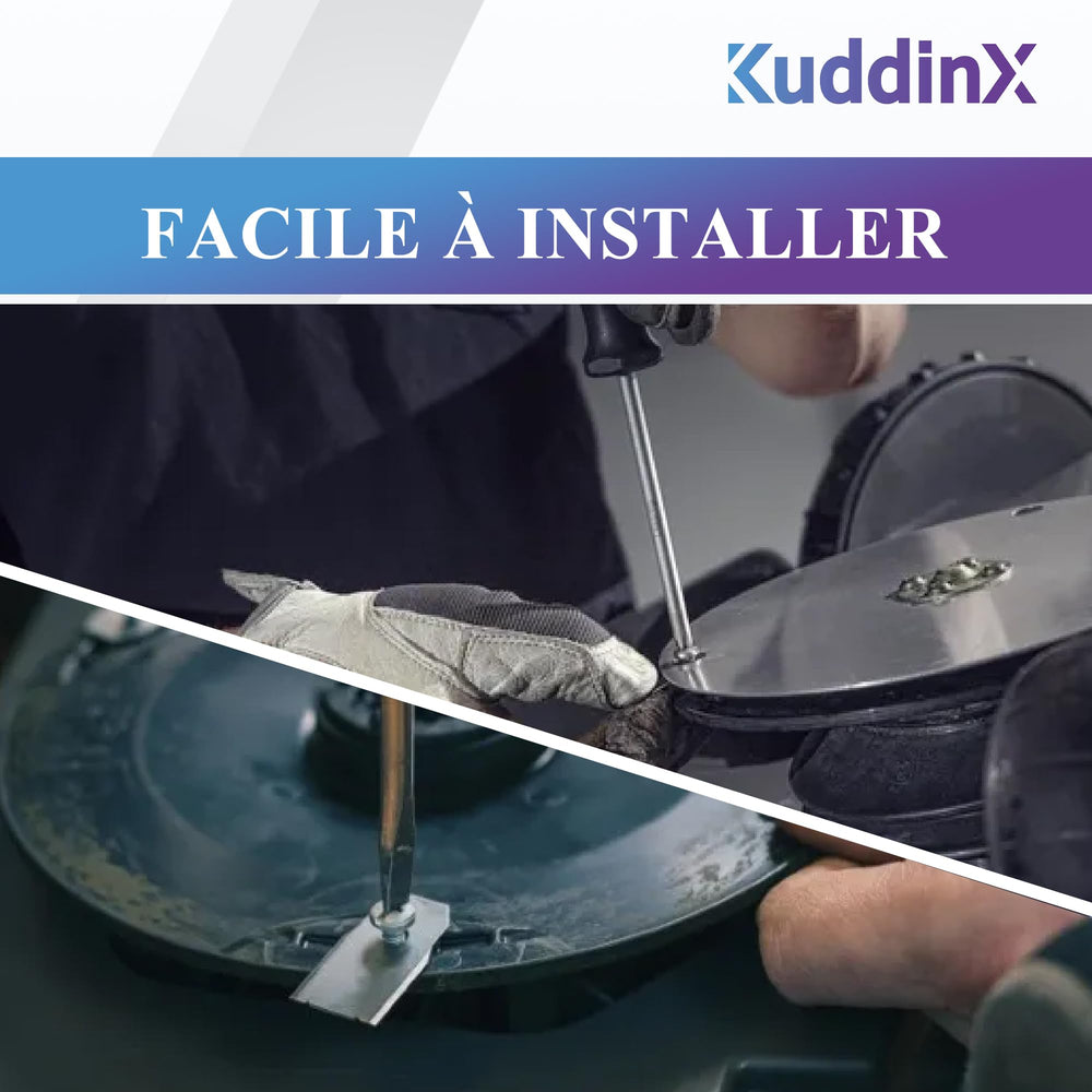 KuddinX packaging for robotic lawn mower blades