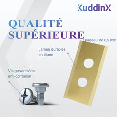 KuddinX replacement blades for Mammotion models