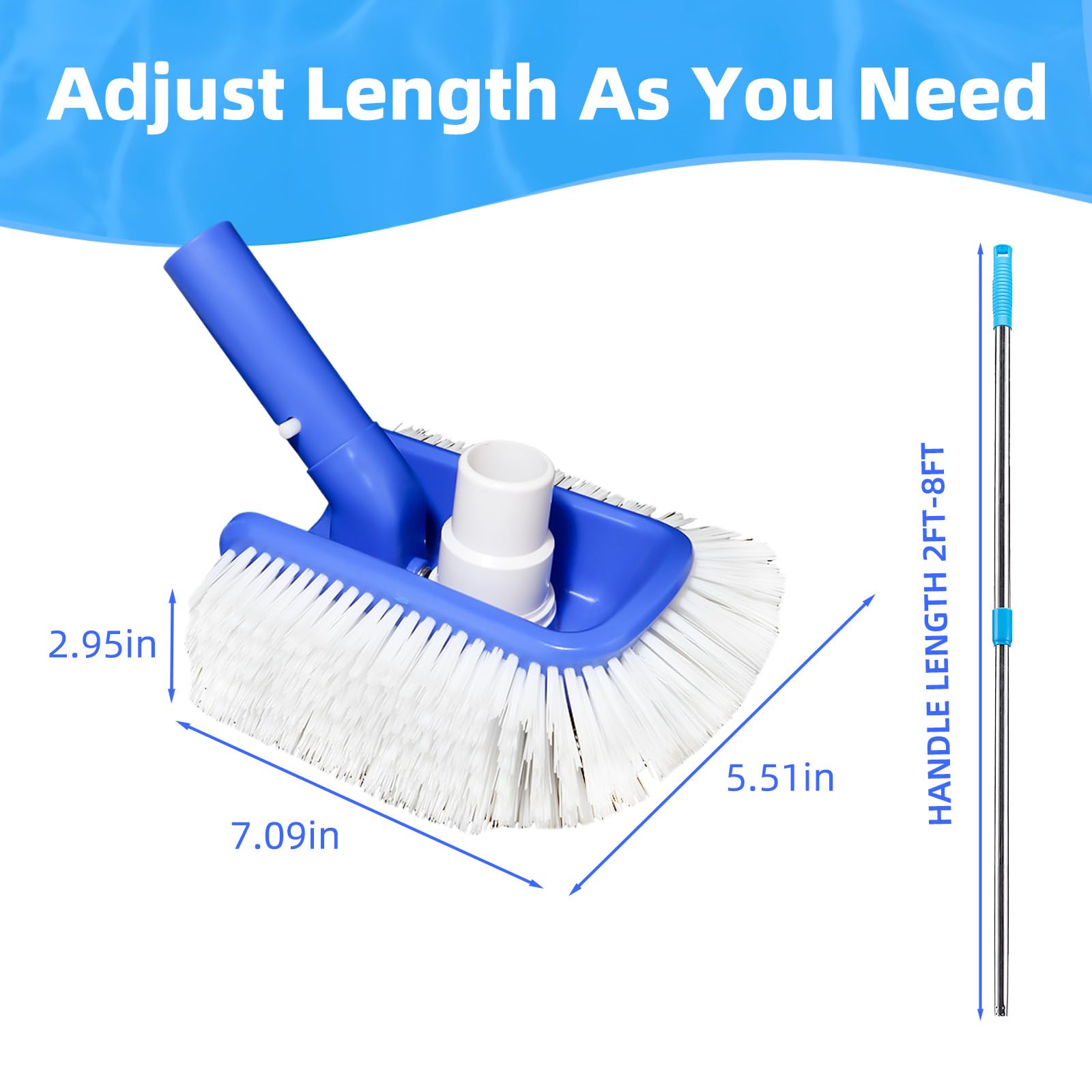 Kulahlik Pool Brush packaging details in blue