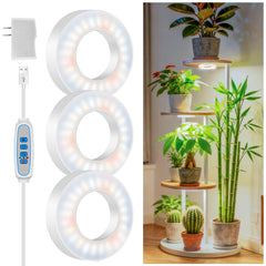 Kullsinss 3.5-inch plant grow light front view with three heads