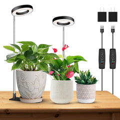 Kullsinss 3.5in Halo Plant Light front view with detachable base
