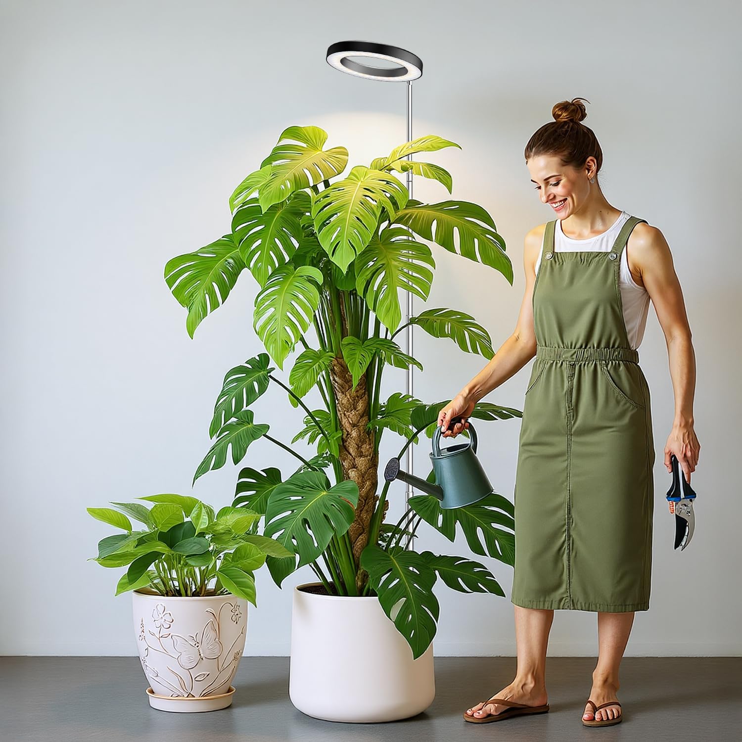 Kullsinss 6.3in grow light front view with lamp head