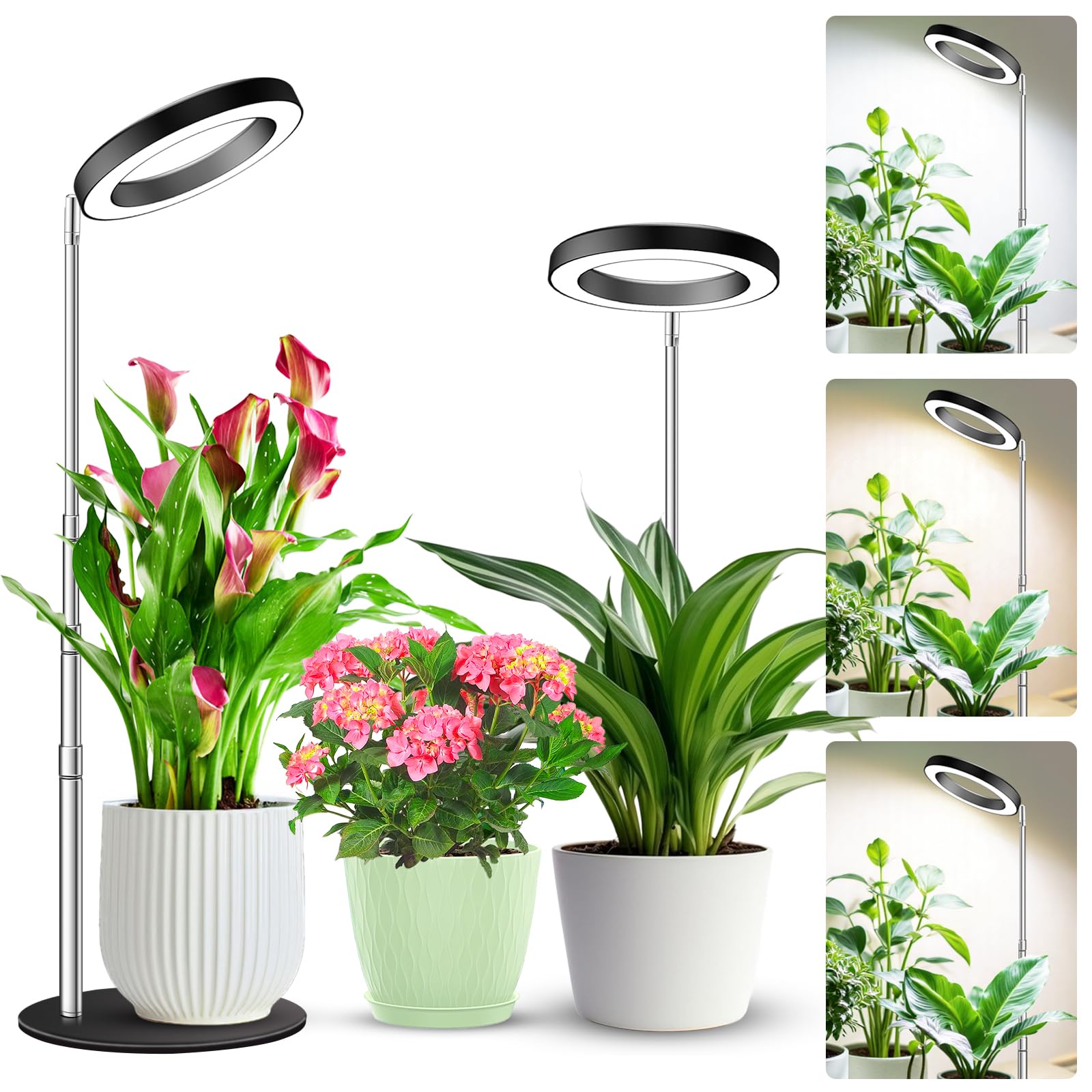 Kullsinss 6.3in plant light front view with full spectrum LEDs