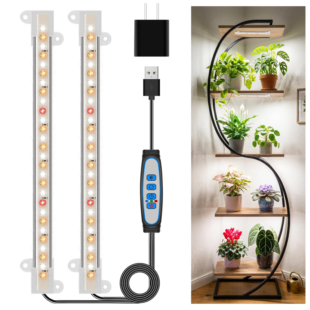 Kullsinss 8in grow light strip front view with LED indicators
