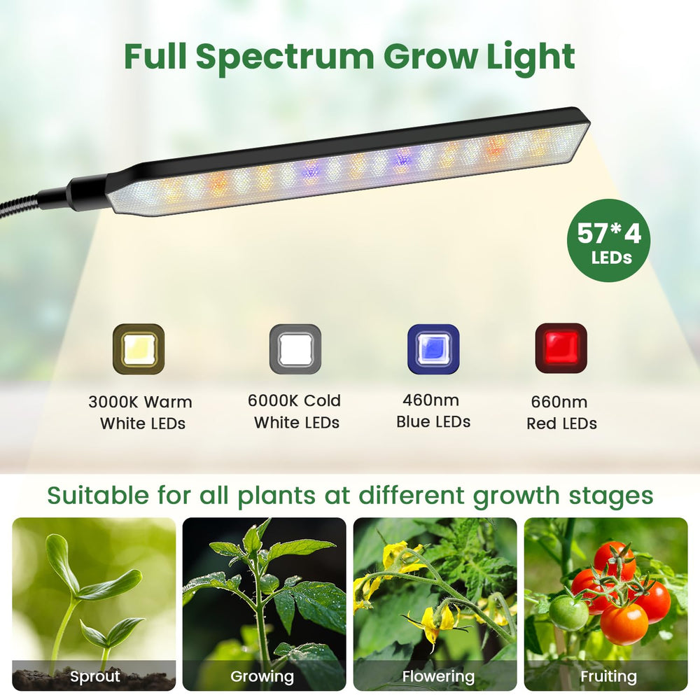 Kullsinss grow light base and height adjustment poles