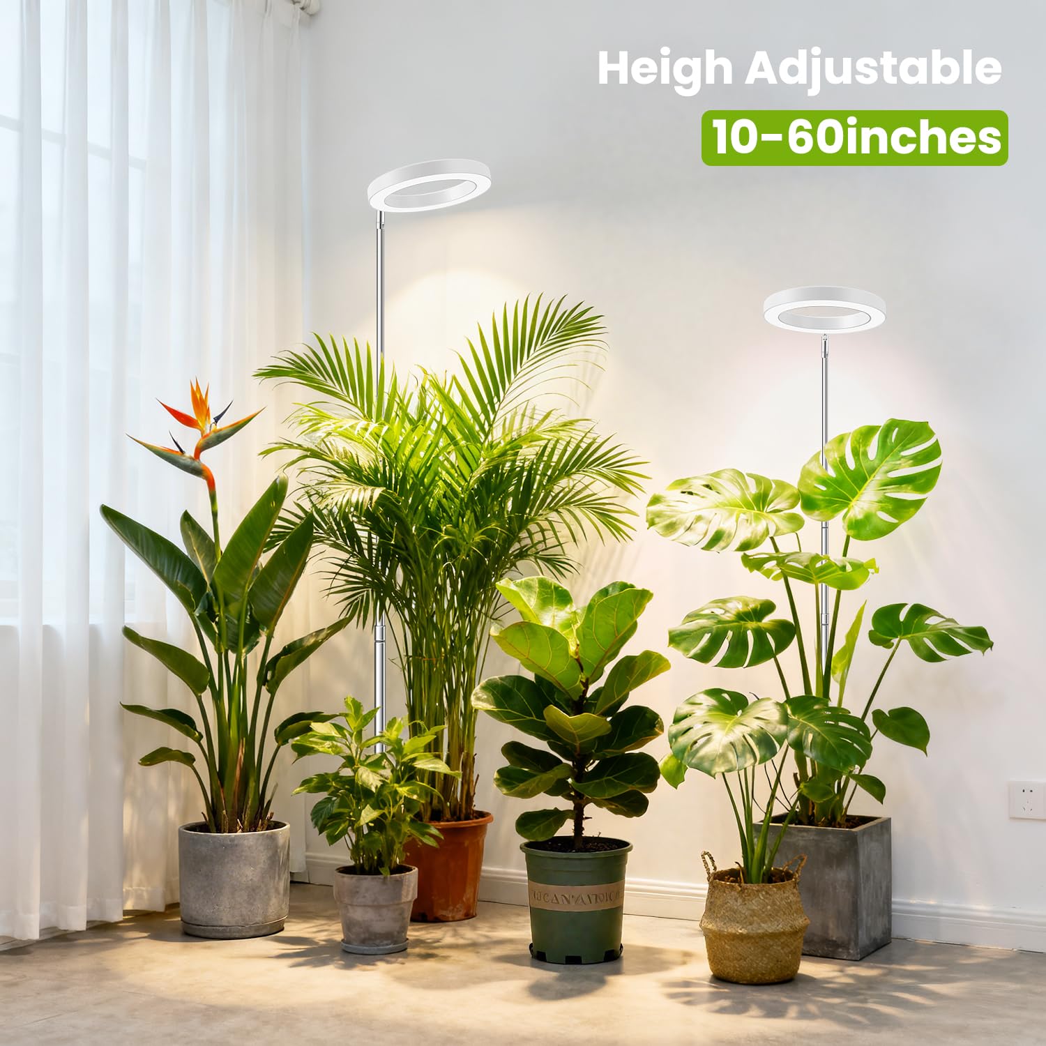 Kullsinss grow light installation guide with ground stake