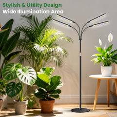 Kullsinss grow light installed with plants underneath for optimal growth