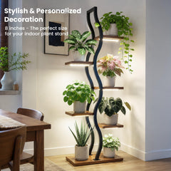 Kullsinss grow light strip installed on a plant shelf