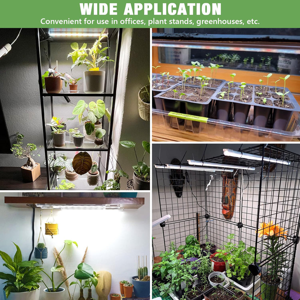 Kullsinss Grow Light Strips illuminating indoor plants