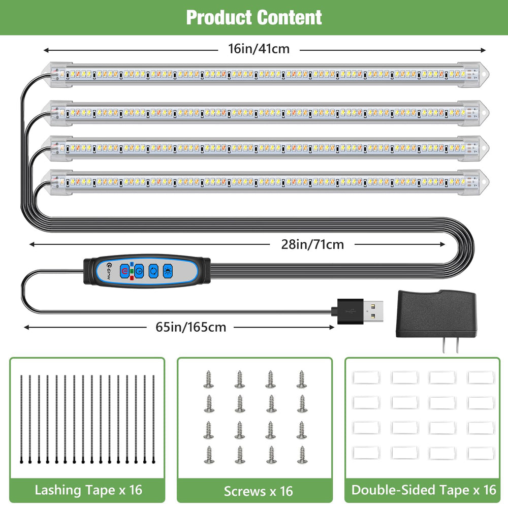 Kullsinss Grow Light Strips packaging with product details