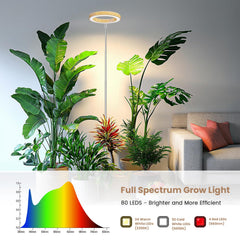 Kullsinss grow light with smart controller settings displayed