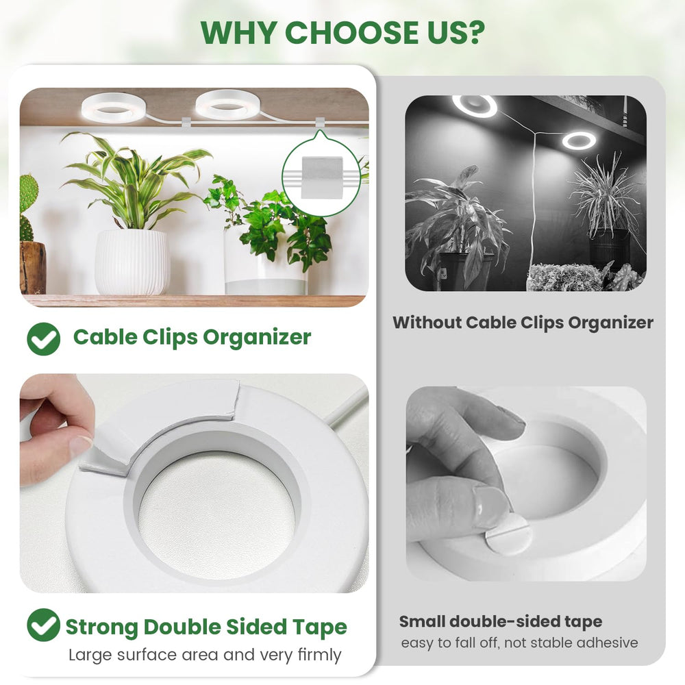 Kullsinss plant grow light with smart controller and timer settings