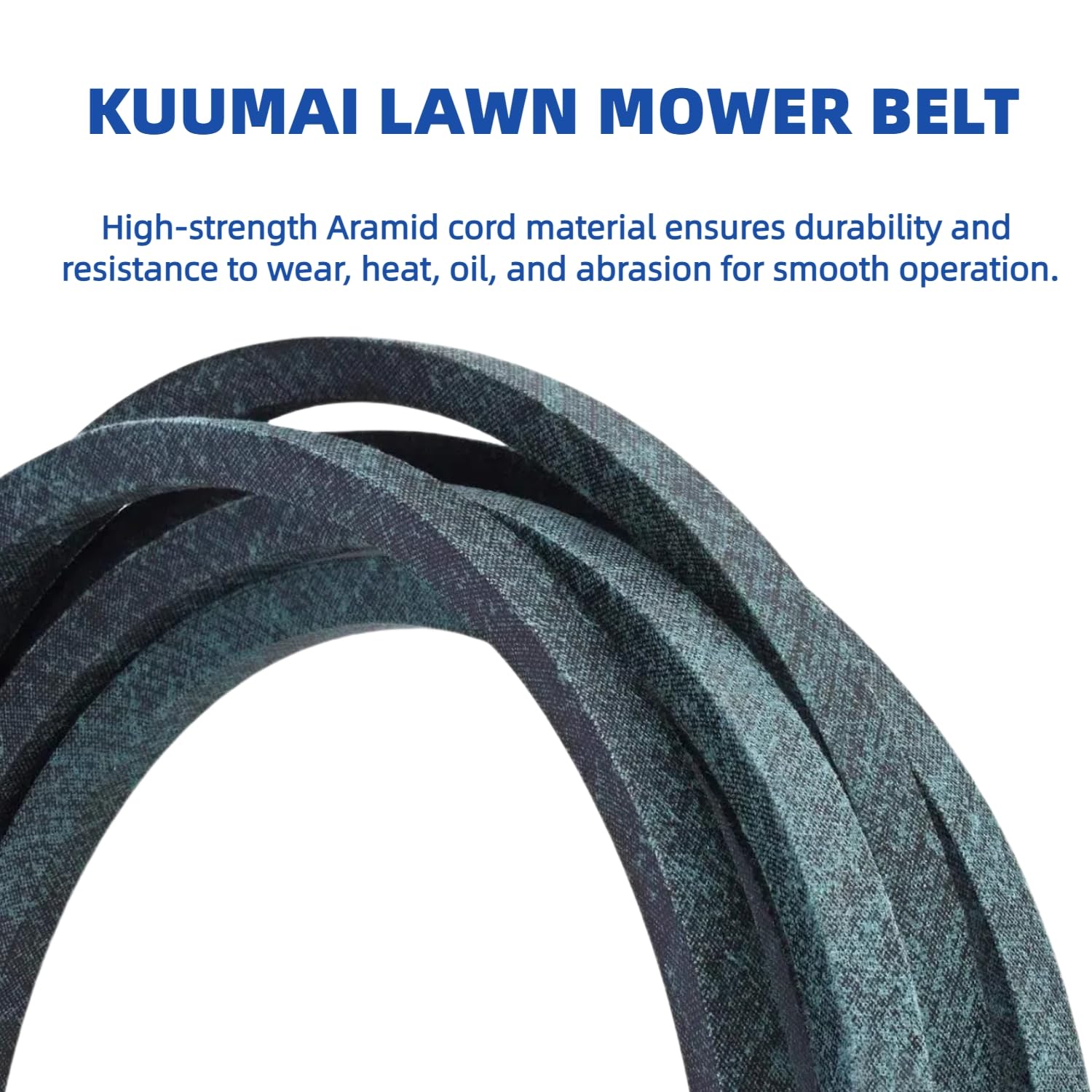 Kuumai Pump Drive Belt packaging with specifications