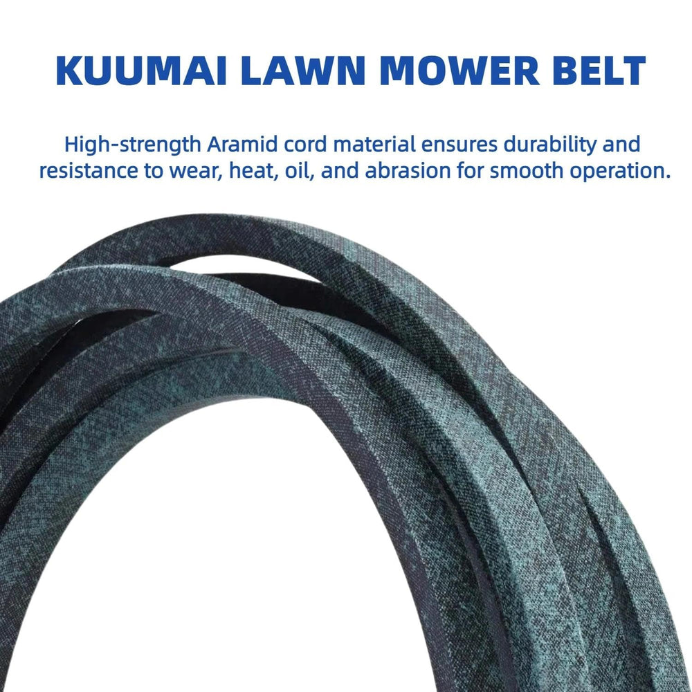 Kuumai Transmission Drive Belt side view, 1/2 inch wide