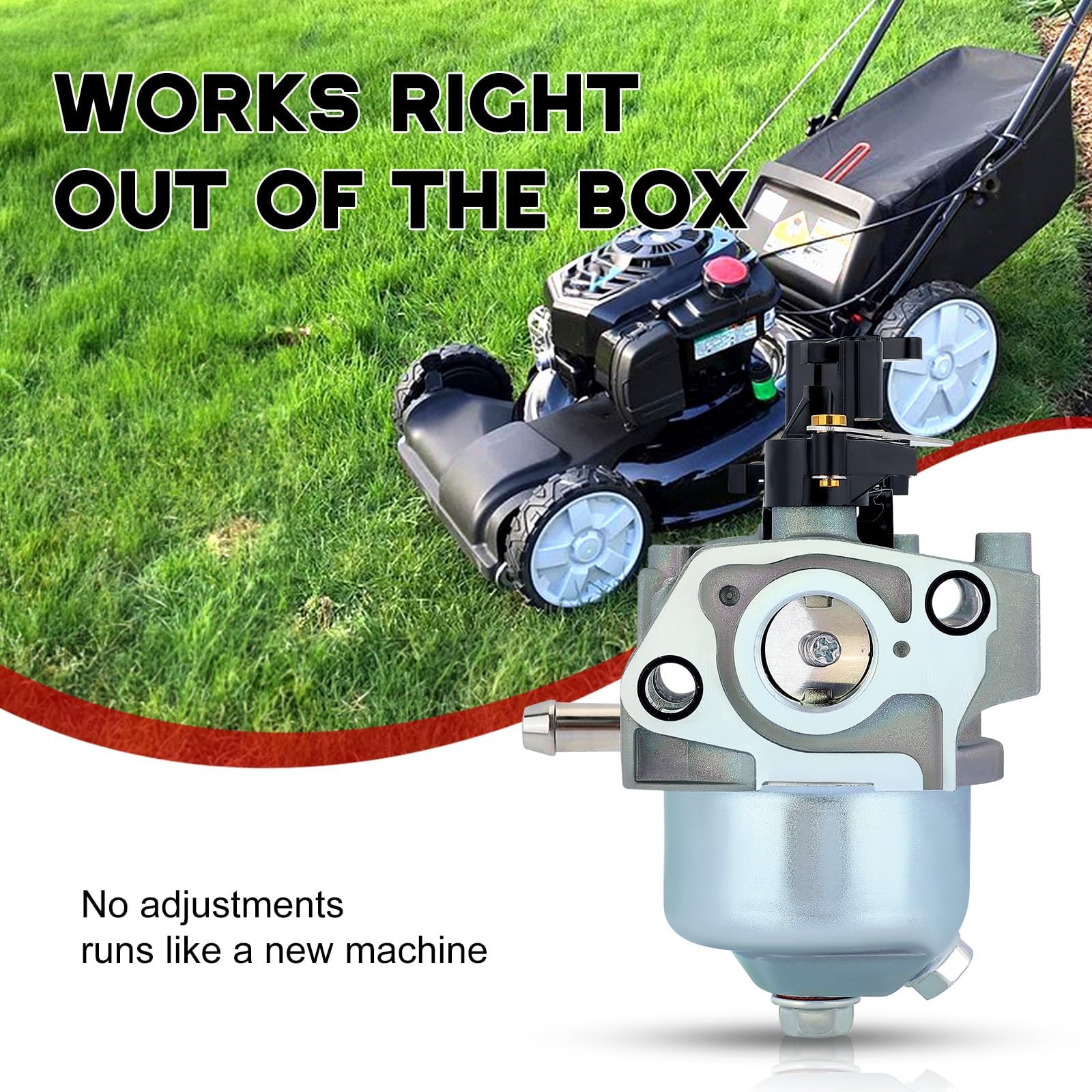 Kuupo XT675 Carburetor installed on a Kohler mower