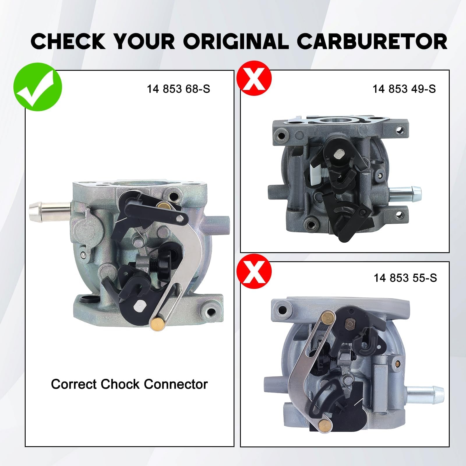 Kuupo XT675 Carburetor with included foam filter and tube