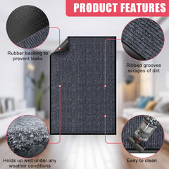 Kuyal doormat showing deep grooves for moisture absorption