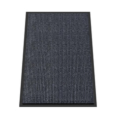 Kuyal Front Door Mat 24" x 36" dark gray front view
