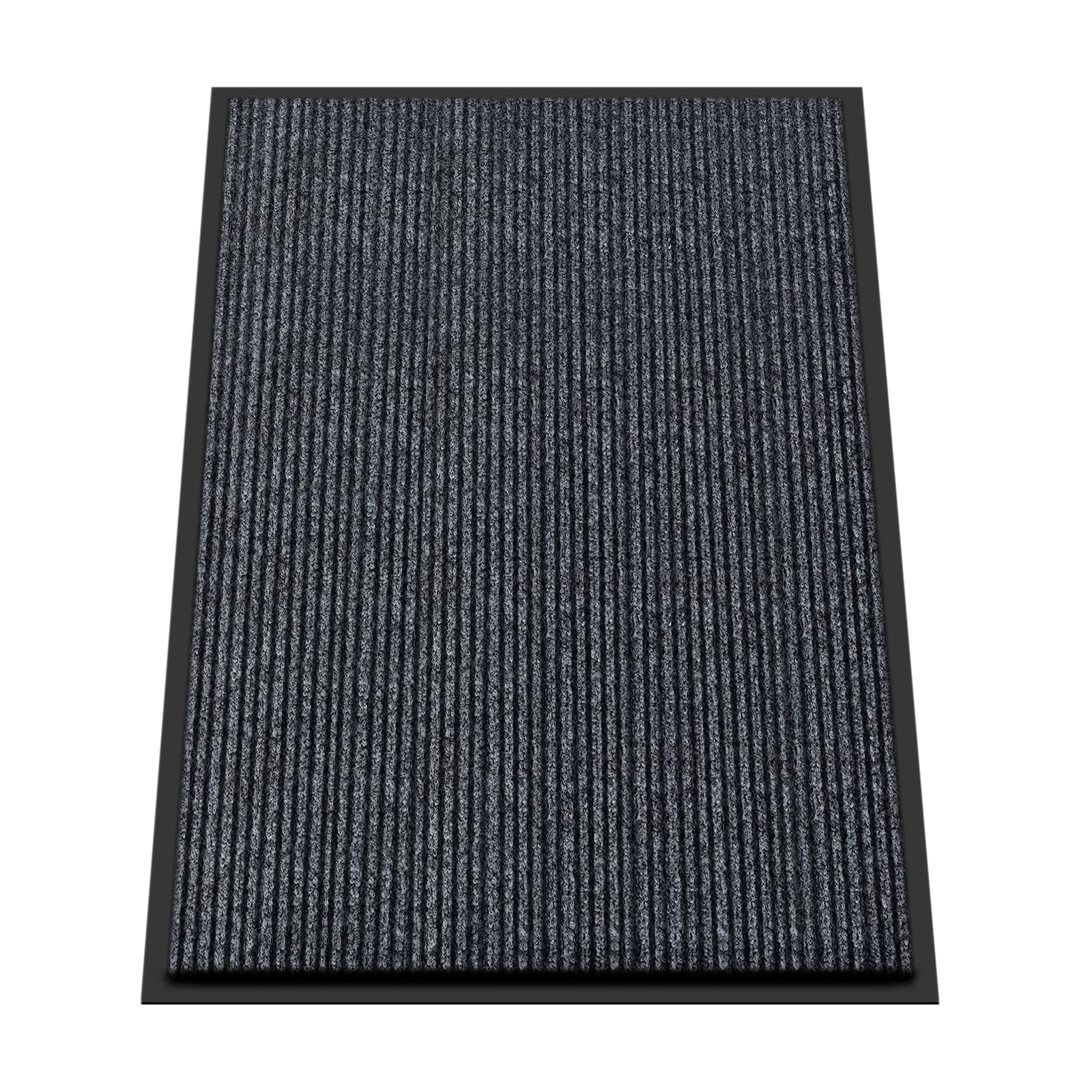 Kuyal Front Door Mat 36" x 48" Dark Gray front view