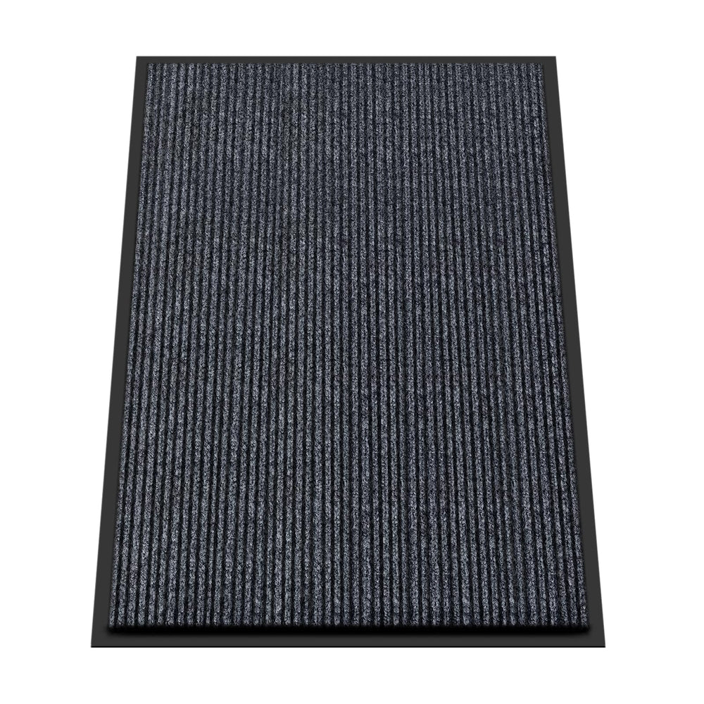 Kuyal Front Door Mat 36" x 48" Dark Gray front view
