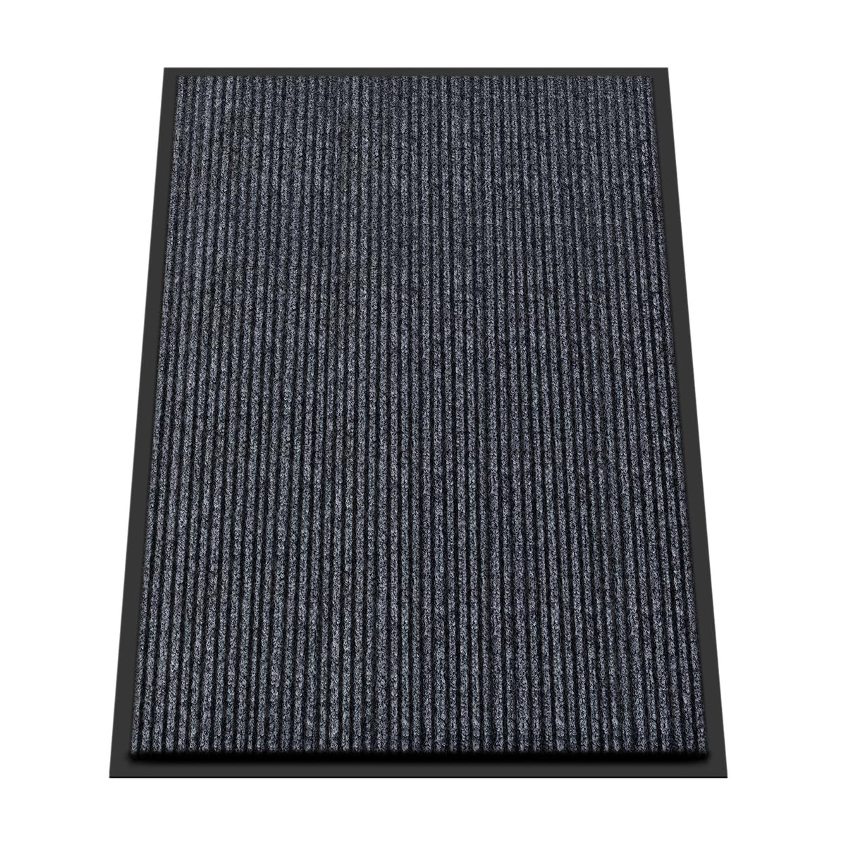 Kuyal Front Door Mat 36" x 48" Dark Gray front view