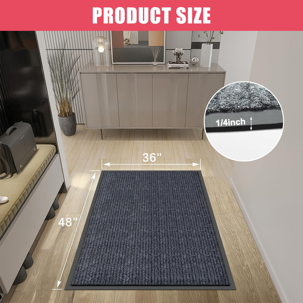 Kuyal Front Door Mat in outdoor setting