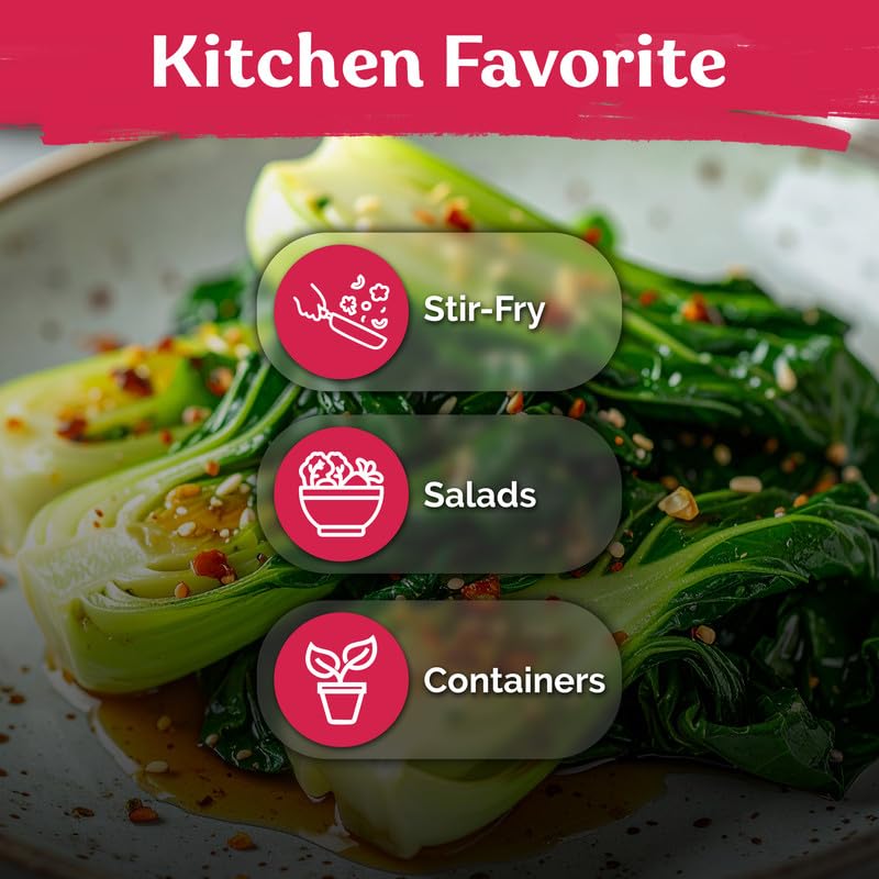 KVITER Baby Bok Choy seeds in a bowl