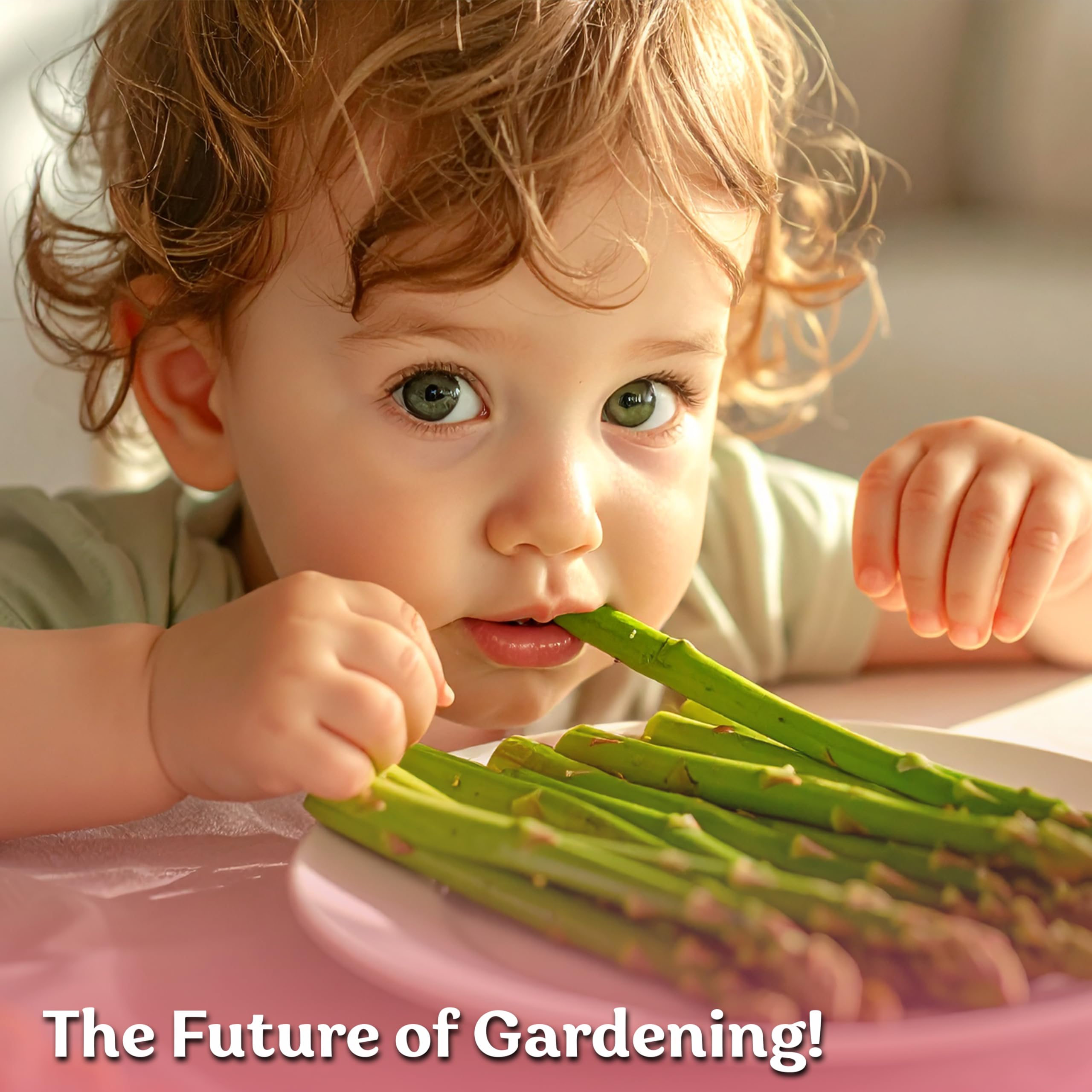 KVITER Mary Washington Asparagus Seeds on soil