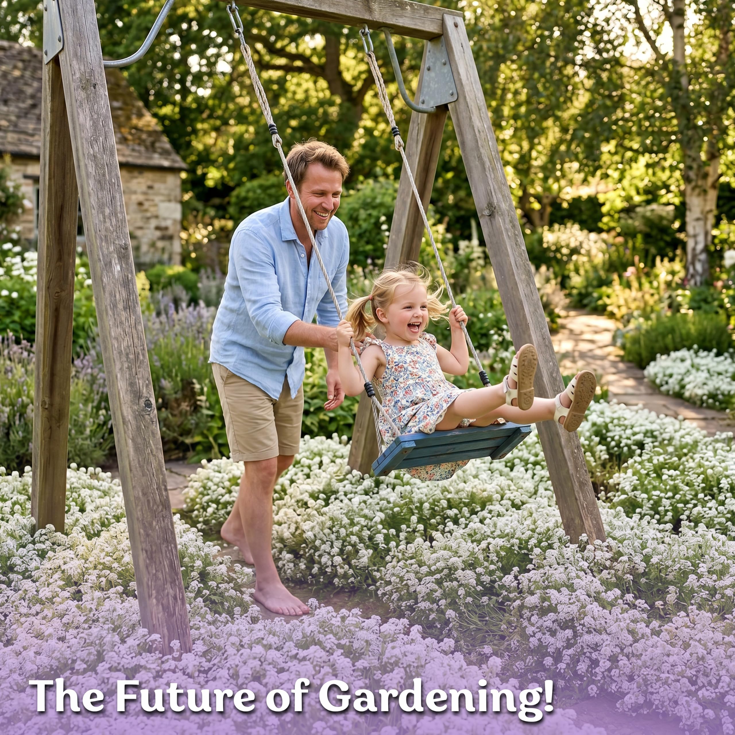 KVITER Sweet Alyssum flower clusters in bloom