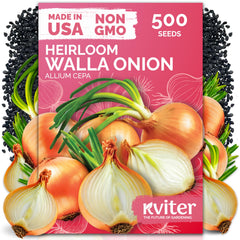 KVITER Walla Walla onion seeds package front view