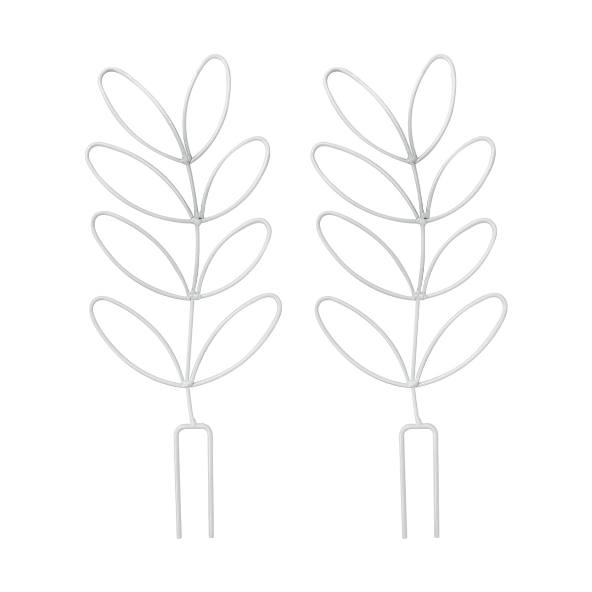 KVZVK Indoor Plant Trellis leaf shape design front view