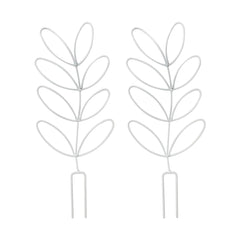 KVZVK Indoor Plant Trellis leaf shape design front view