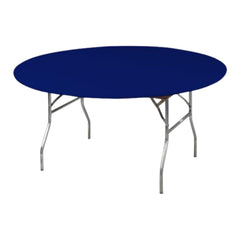 Kwik-Covers 60-inch round navy blue table cover front view