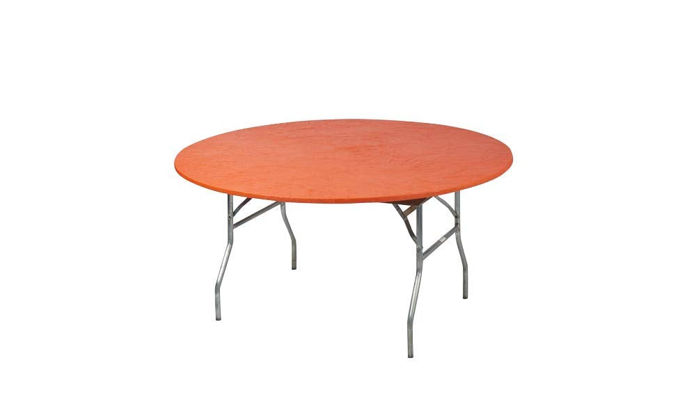 Kwik-Covers 60-inch round orange table cover front view