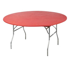 Kwik-Covers 60-inch round red table cover front view